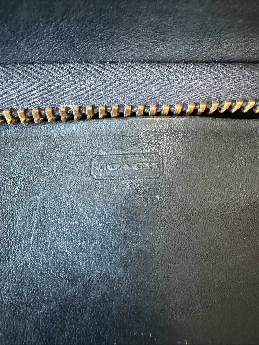 Vintage Coach Watermelon Kisslock Bag Black Leather Pre-Creed 70s Bonnie Cashin